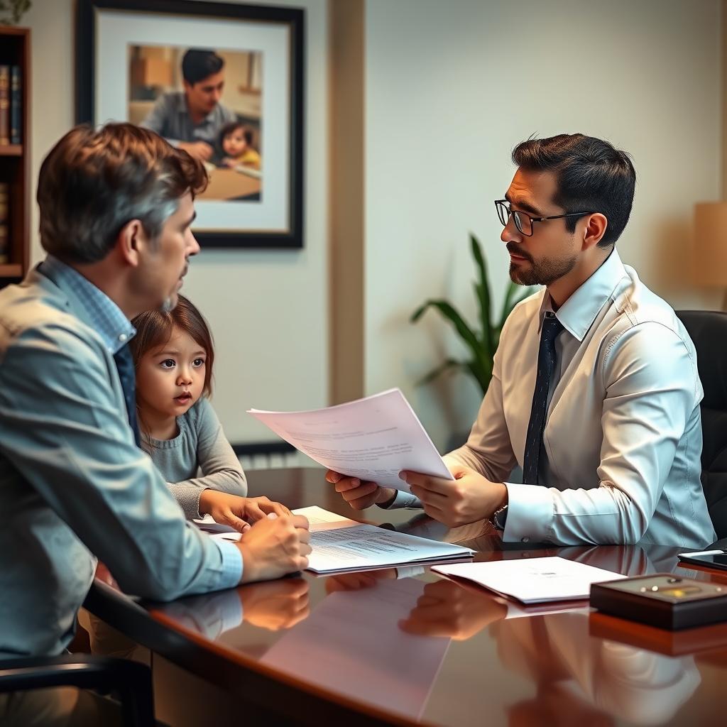 How is child custody decided in Arlington County