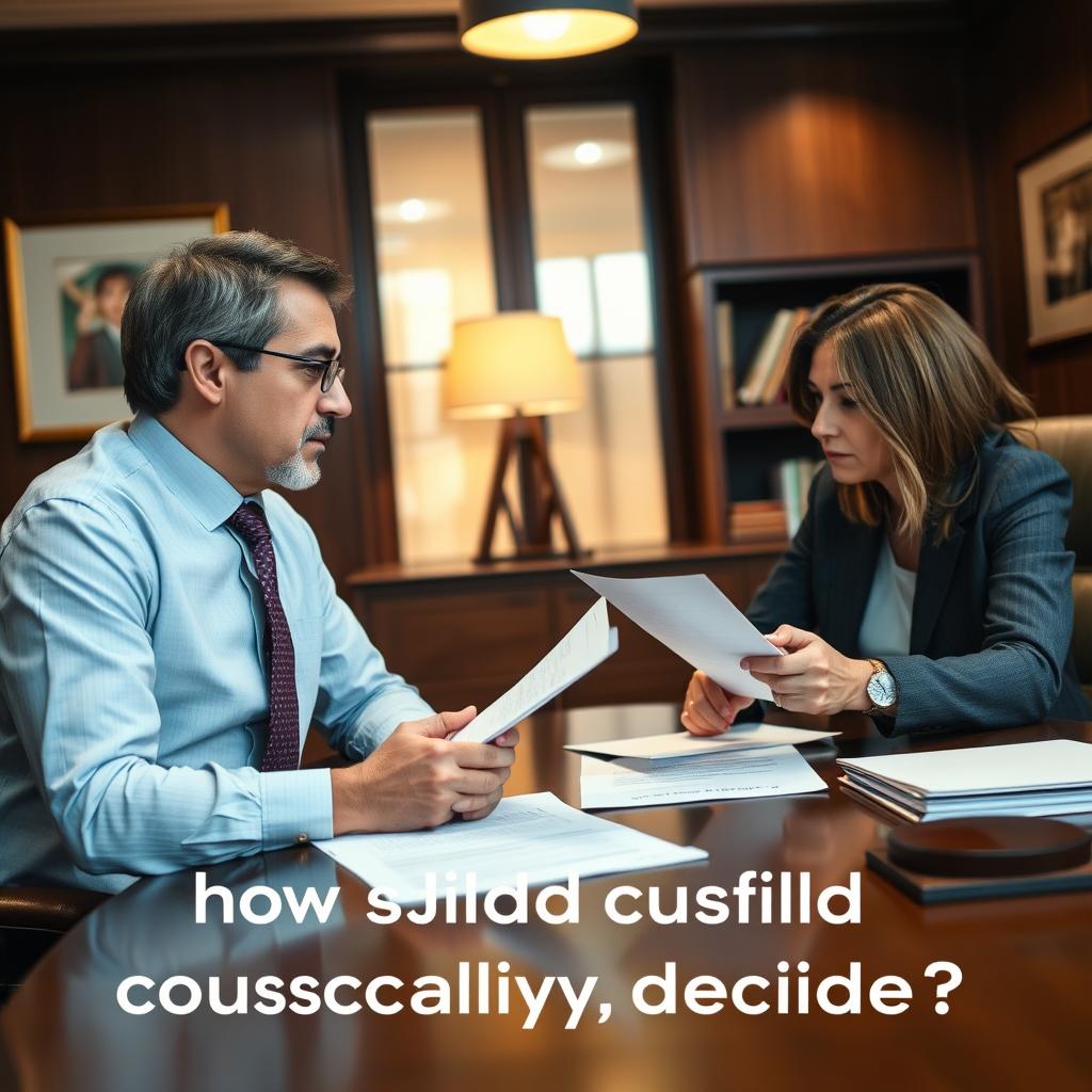 How is child custody decided in Manhattan