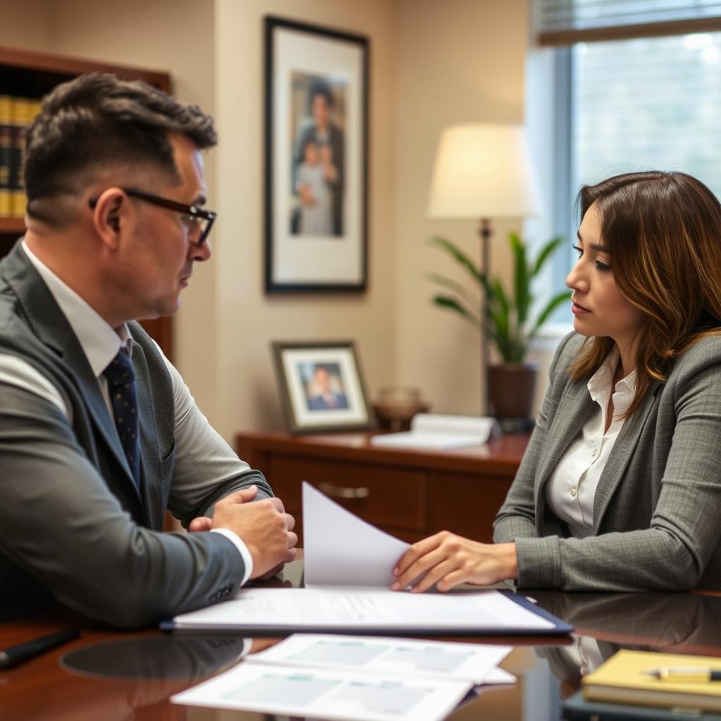 How is child custody decided in Stafford County