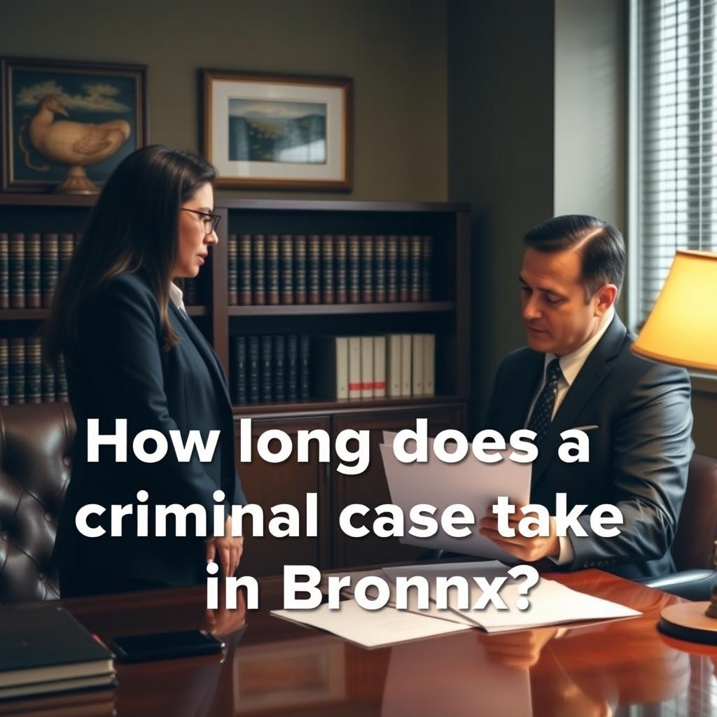 How long does a criminal case take in Bronx