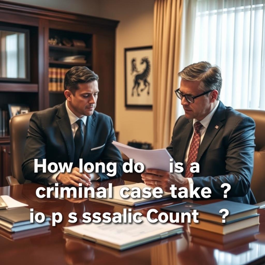How long does a criminal case take in Passaic County