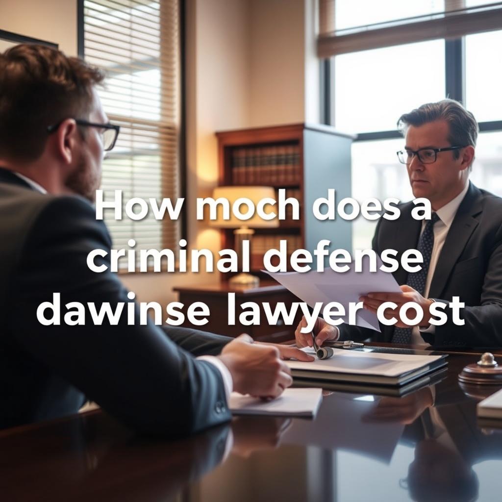 How much does a criminal defense lawyer cost in New Jersey