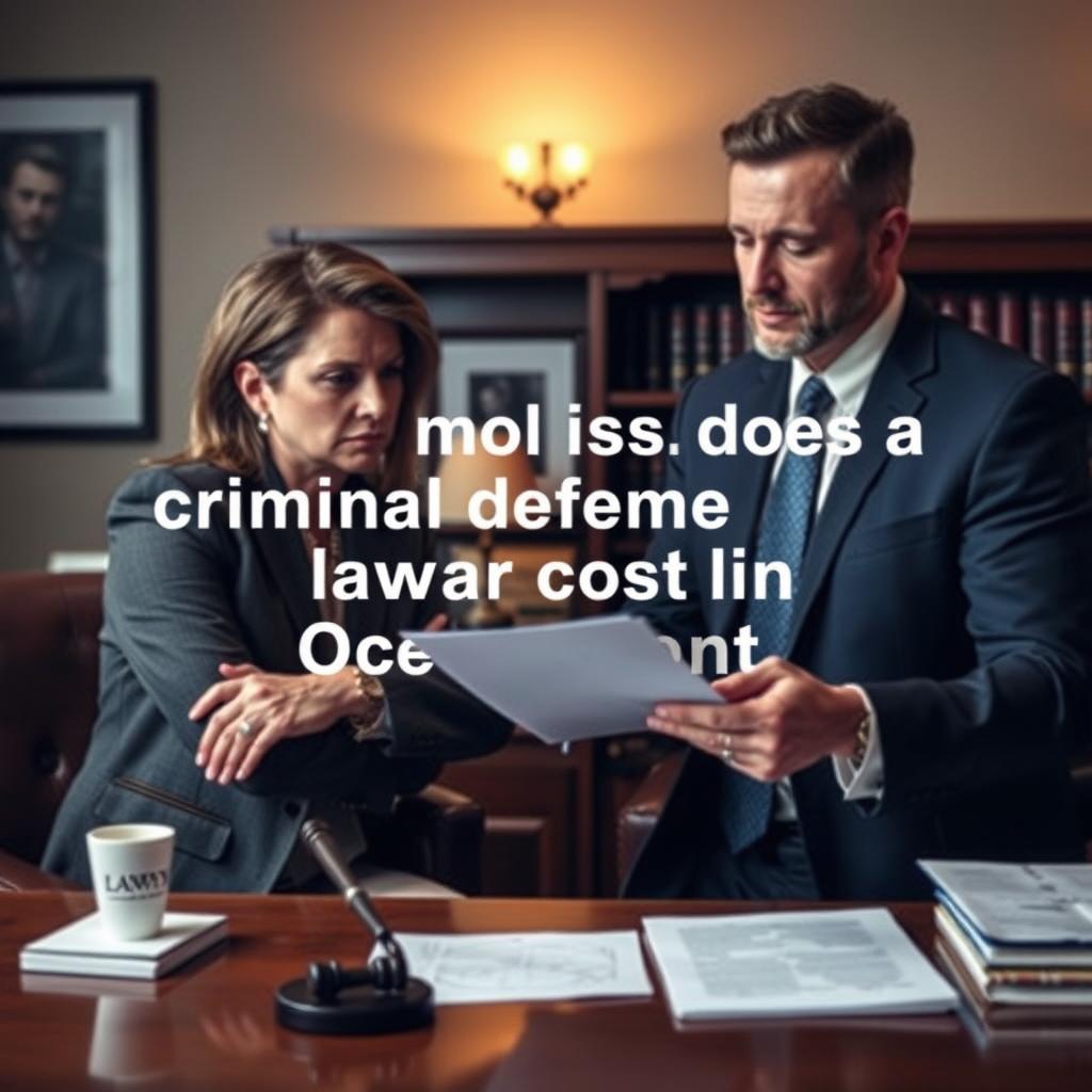How much does a criminal defense lawyer cost in Ocean County